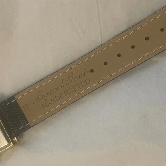Ladies Michel Herbelin Wristwatch Lizard Grain Strap France